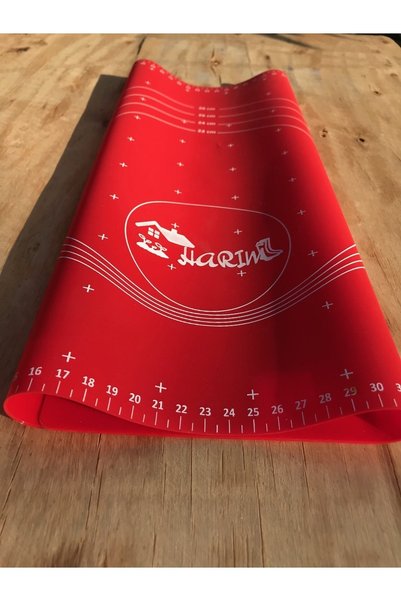 harım Silicone Dough Rolling Mat Red