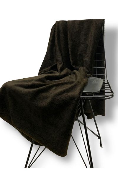 PLUSH STUDIO Zp Velboa, Εισαγόμενο λεπτό βελούδινο ύφασμα Καφέ Χρώμα 100x150cm Υφάσματα Οικιακής Ταπετσαρίας Ένδυση