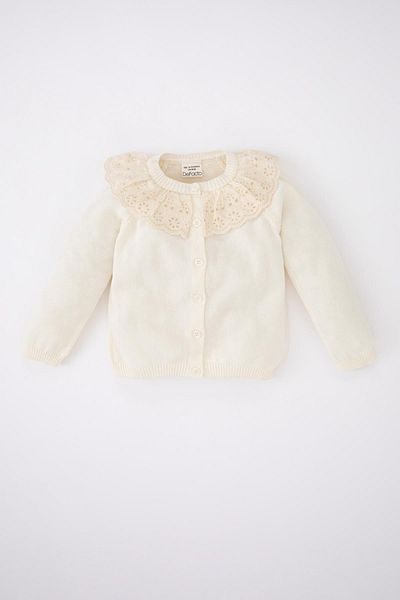 DeFacto Strickjacke - Beige - Regular Fit