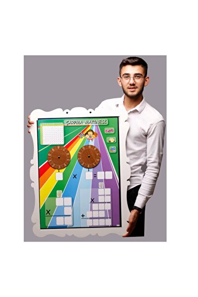 EĞLENCELİ SINIF Çarpma Makinası (tamamı Ahşap)
