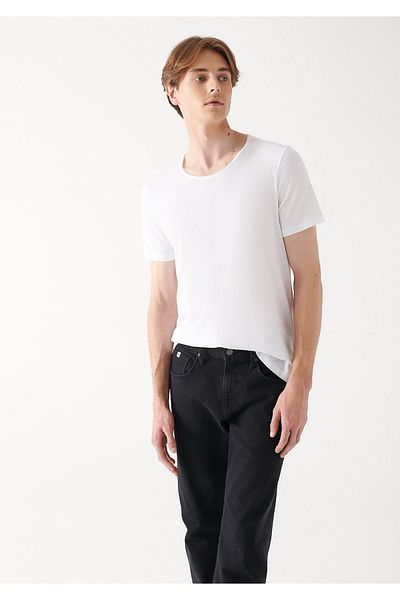Mavi T-Shirt - Weiß - Figurbetont