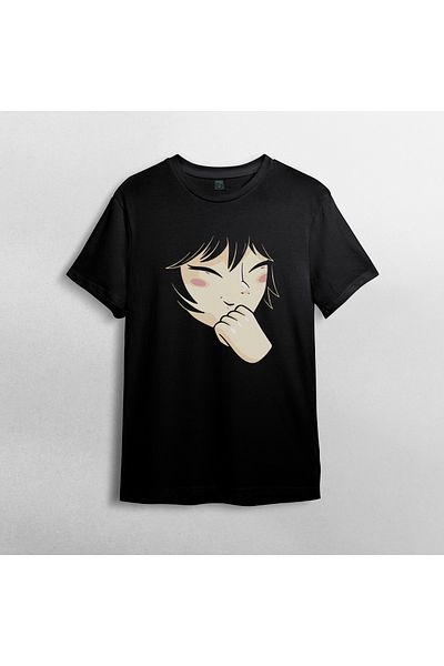 Pixxa Anime 100% Cotton Crew Neck T-shirt Μοντέλο - 14