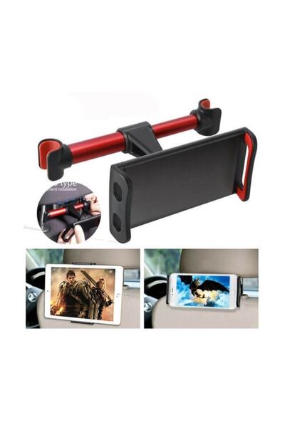 WOZLO Araç Koltuk Başlığı Arkası 360 Derece Ipad Tablet Telefon Tutucu