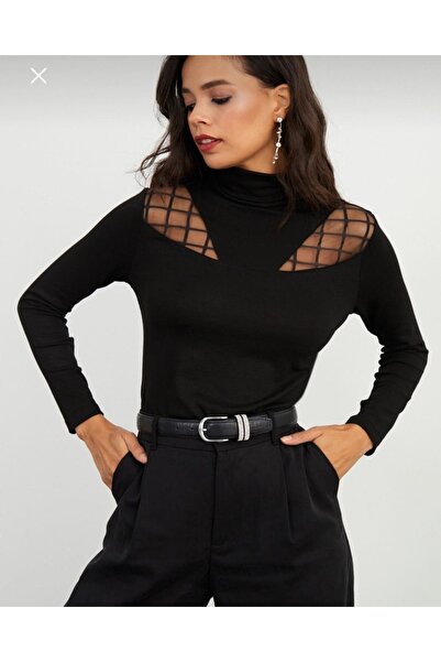 NUR TEKSTİL Omuzları Kareli Balıkçı Çilek Bady