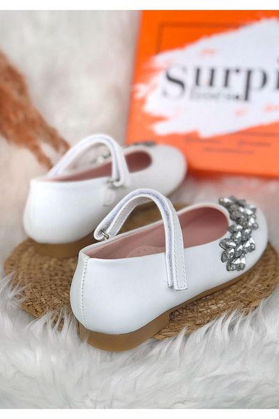 Surpie Shoes Stone Detailed Orthopedic Children's Ballerinas