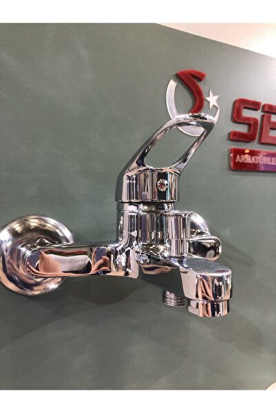 Sedef Banyo Pirinç Krom Kaplama Banyo Bataryası