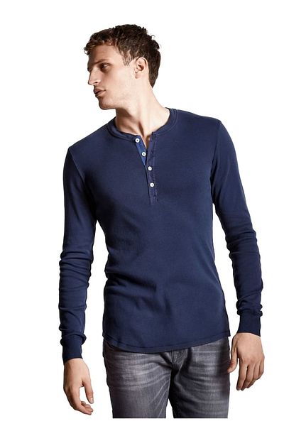 Schiesser Revival Herren Shirt - Langarm, Unterhemd, Karl-Heinz