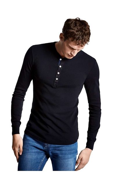 Schiesser Revival Herren Shirt - Langarm, Unterhemd, Karl-Heinz