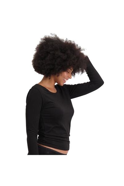 Bamboo Basics Damen T-Shirt, 2er Pack - LARA Longsleeve, Unterhemd, Rundhals, uni