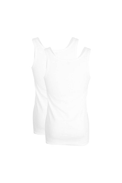 Götzburg GÖTZBURG Herren Unterhemden 2er Pack - Feinripp, Unterwäsche Set, Pure Cotton