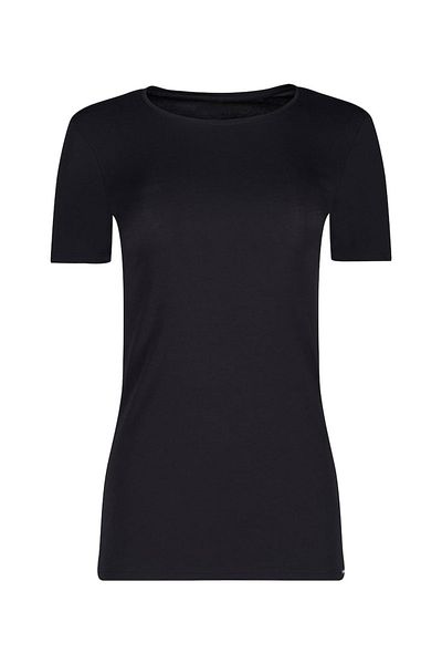 Skiny Damen Shirt - T-Shirt, Baumwolle. Rundhalsausschnitt, Kurzarm, einfarbig