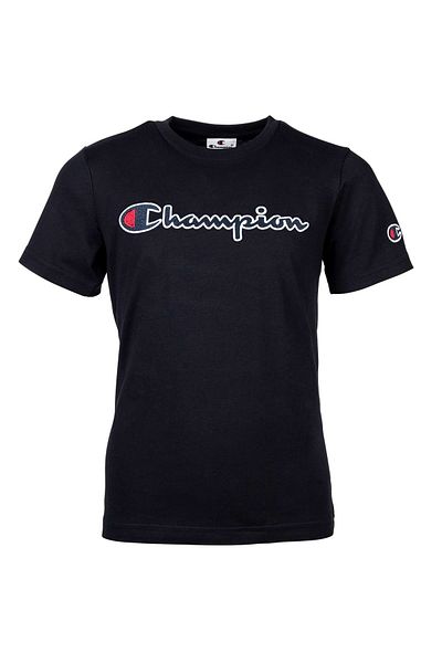 Champion Kinder Unisex-Trainingsanzug – Rundhalsausschnitt, Rundhalsausschnitt, Baumwolle, großes Logo, Einfarbig