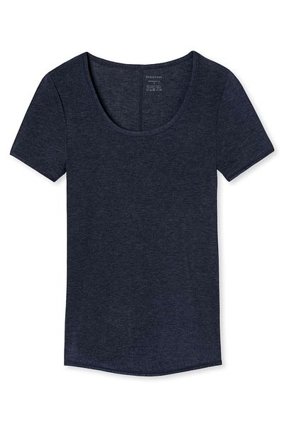 Schiesser Damen T-Shirt - Rundhals, Unterhemd, Personal Fit, Basic, Stretch