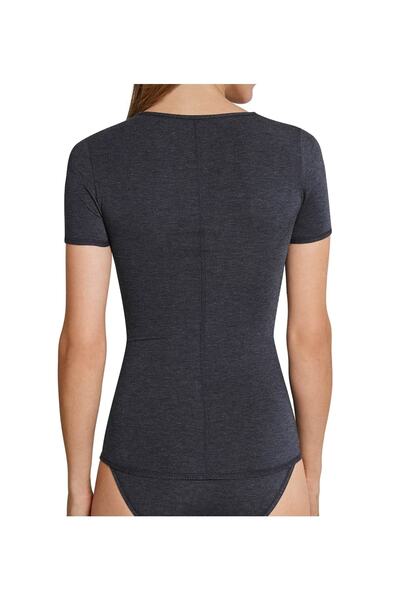 Schiesser Damen T-Shirt - Rundhals, Unterhemd, Personal Fit, Basic, Stretch