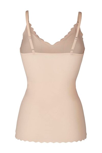 Skiny Damen Spaghetti-Shirt - Top, V-Ausschnitt, Pads, Micro Lovers, Mikrofaser