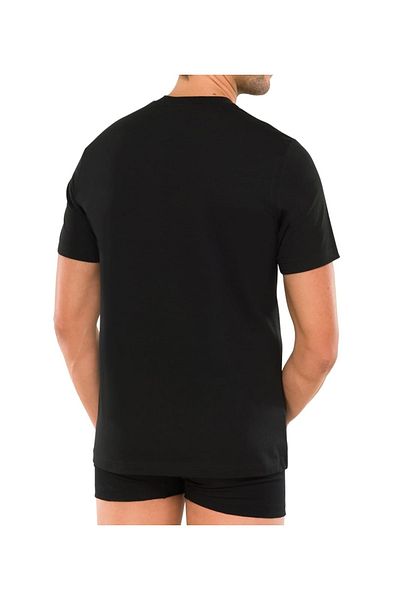 Schiesser Herren American T-Shirt 2er Pack - 1/2 Arm, Unterhemd, V-Ausschnitt