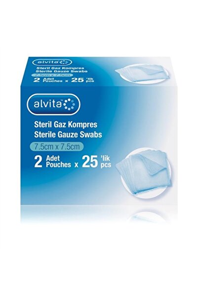 Rodrigo Alvita 7,5cm*7,5cm 50 Gazlı Bez