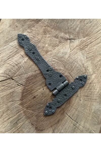 Ars Oksit Siyah Renk Kuyruklu Menteşe Pirinç Ahşap Kapı Menteşesi 23cm