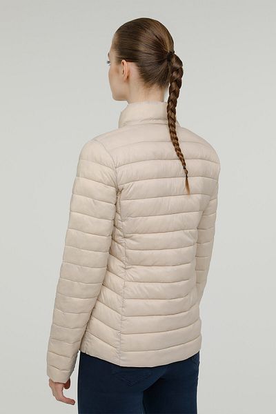 lumberjack W-sn28 Basic Padded Coat Ecru Women's Coat