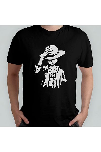 Pixxa Μοντέλο μπλουζάκι One Piece 100% Cotton Crew Neck - 6