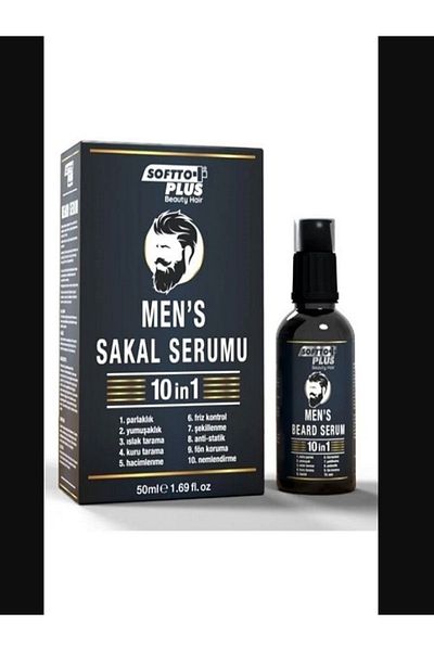 Softto Plus Miracle1881 - Beard Serum with Cow 10in1**50ml.