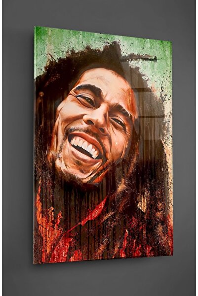 TAULART Pictură pe sticlă Bob Marley