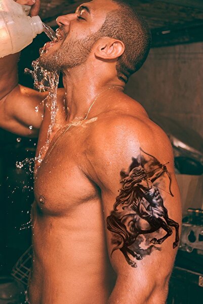 TAKIŞTIR Geçici Savaşçı Dövme Tattoo