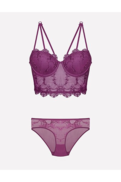 Nurteks Intimo Donna Nurteks 4491 - Supported Bustier and Bra Set