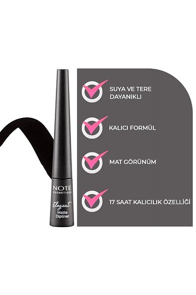 NOTE Brown Elegant Matte Waterproof Dipliner - 02 Key-Eyelenier0014