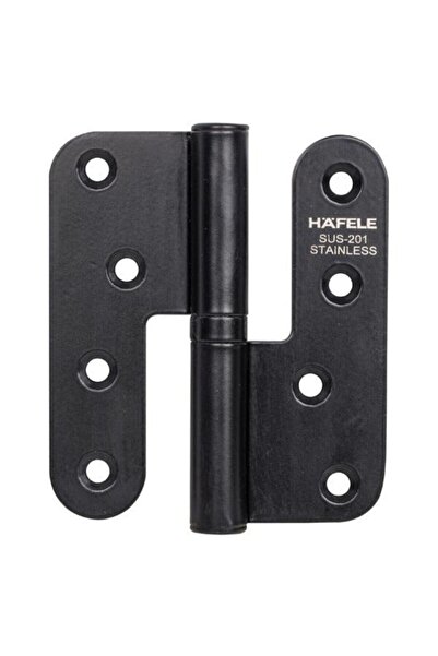 Hafele Yaprak Menteşe Çıkabilen Mat Siyah Çelik 100mm Sağ