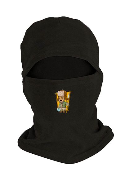 Zeron Tasarım Fishing Fleece Snow Mask Long Gloves Set Bll1362
