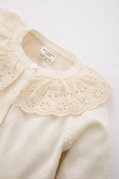 DeFacto Strickjacke - Beige - Regular Fit