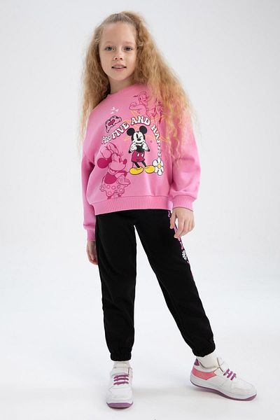 DeFacto Disney Mickey Mouse Rundhals-Sweatshirt für Mädchen Z5140a623sp