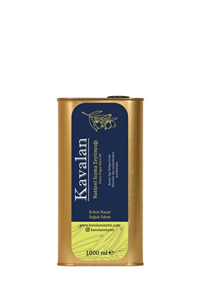 Kavalan Iyi Tar. Uyg. Yeni Sezon 2025-26 / 1 Lt Kuzey Ege Erken Hasat Soğuk Sıkım Natürel Sızma Zeytinyağı