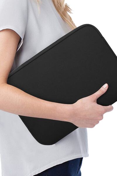 D'VERS Macbook Air Ve Ultrabook 13 -13.3 - 14 Inç Uyumlu Su Geçirmez Kumaş Ve Fermuar Özellikli Kılıf