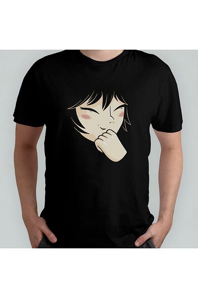 Pixxa Anime 100% Cotton Crew Neck T-shirt Μοντέλο - 14