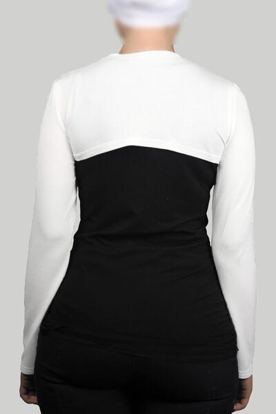 Altobeh Μακρυμάνικο Hijab Bolero - Λευκό