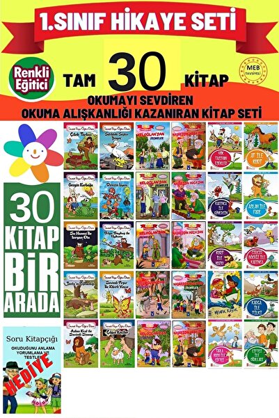 Ata Yayıncılık 1.sınıflar Için Birbirinden Güzel Rengarenk Hikayeşler(EN ÇOK ...