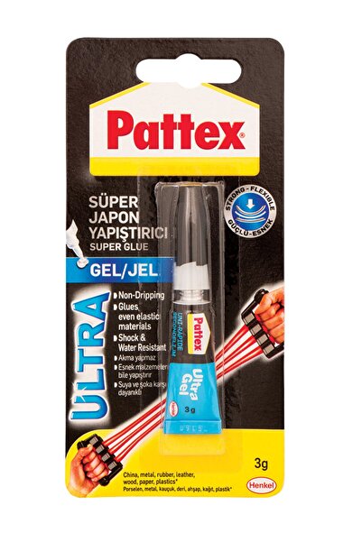 Pattex 2'li Paket Ultra Gel Süper Japon Yapıştırıcı 3 gr