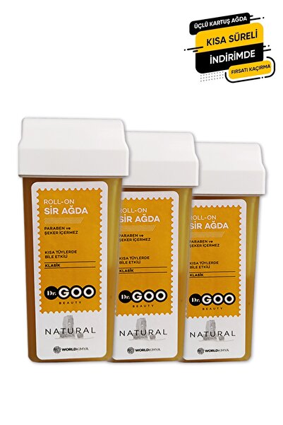 Dr. Goo Beauty Naturel 3'lü Kartuş Ağda