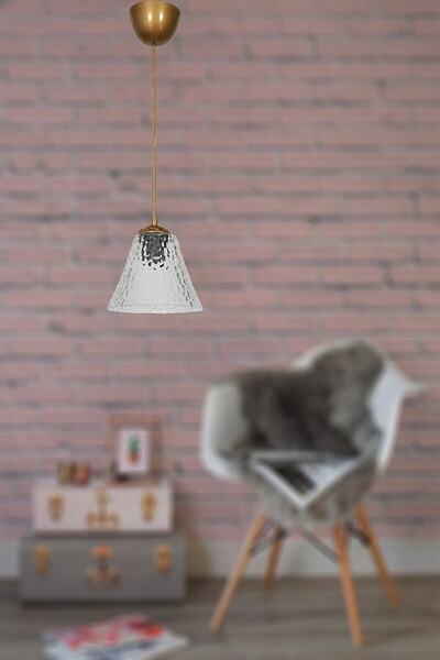 MG HOME Tasarım Petek Plastik Promosyon Tekli Avize Sarkıt Avize