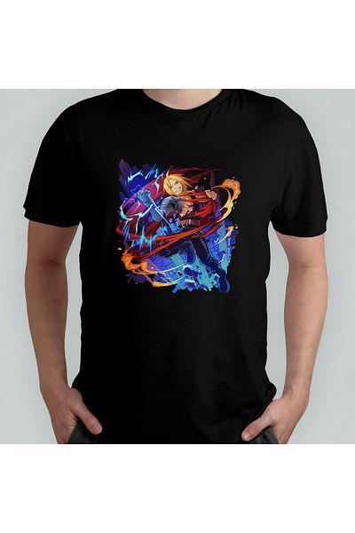 Pixxa Μοντέλο μπλουζάκι Fullmetal Alchemist 100% Cotton Crew Neck - 5