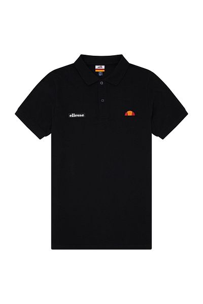 Ellesse Herren Polo-Shirt MONTURA – Piqué, Kurzarm, Flachstrick-Kragen, Logo