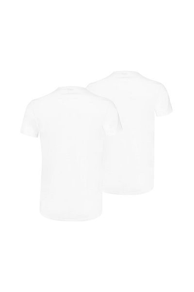Puma Tricou Herren, pachet 2er - Basic Crew Tee, Rundhals, Kurzarm, uni
