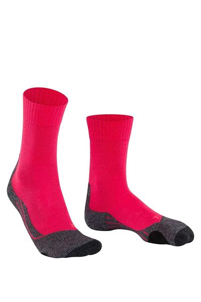 FALKE Trekkingsocken TK 2 – Damen, ergonomisch, Merinowoll-Mix