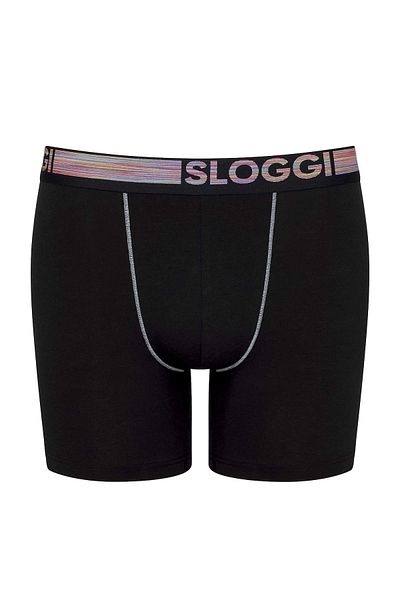 SLOGGI Herren Lange Boxershorts, 6er-Pack – GO ABC NATURAL H-Shorts, Bio-Baumwolle