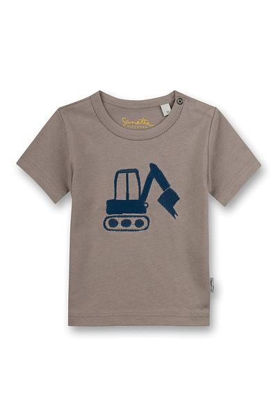 Sanetta T-Shirt - Braun - Regular Fit