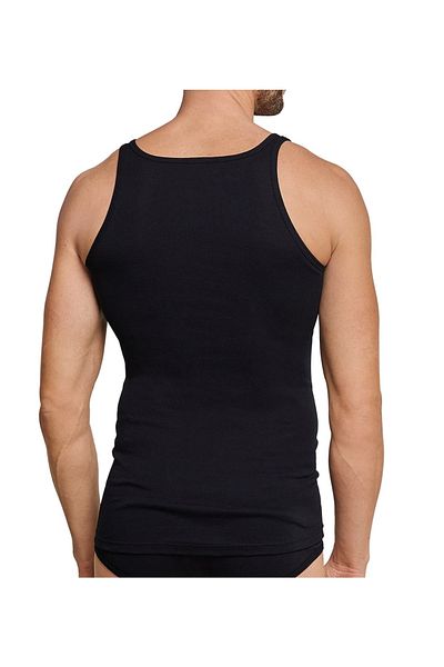 Schiesser Herren Unterhemd - Sport-Jacke, ohne Arm, Original Feinripp, einfarbig