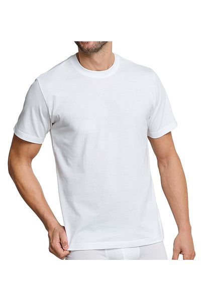 Schiesser 2er-Pack Herren American Ticket – 1/2 Arm, Unterhemd, Rundhals