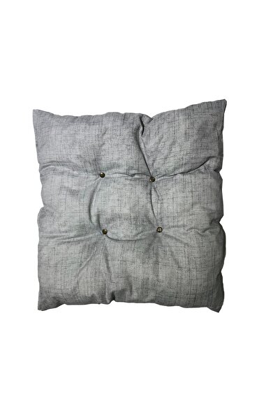 Vip Home Concept Pernă decorativă pentru scaun Puf Puf Square 35x35x7 Cm-gri ...